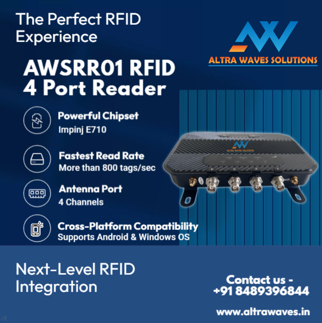 AWSRR01 RFID 4 Port Reader